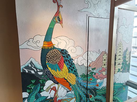 云荷里餐厅墙绘