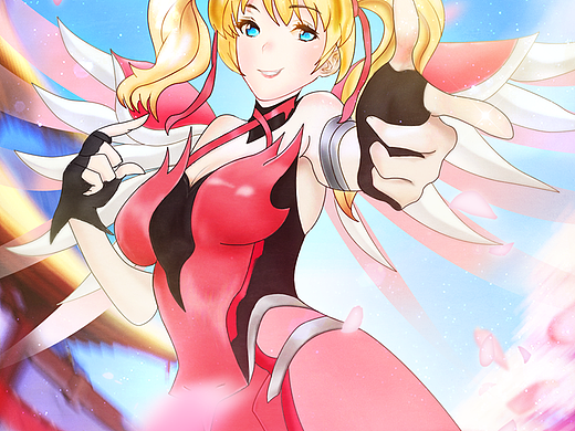 粉紅天使（個人主頁-ZMjg2NDUxMTY=） - 新銳潮流插畫 - 站酷設(shè)計師Anothe_r原創(chuàng)素材 - 站酷ZCOOL