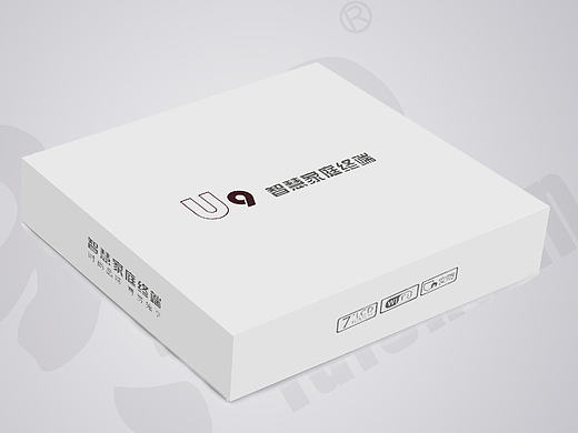 一组简洁电子产品包装
