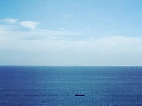 孤独的旅行孤独的景