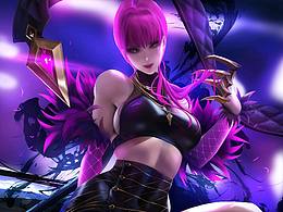 临摹sakimichan画师的画