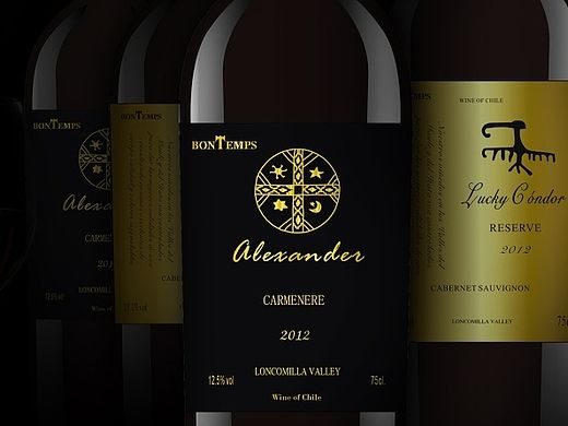 2013 法国 智利 葡萄酒海报 JOE