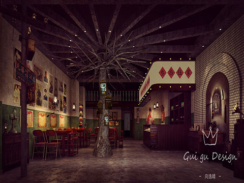 怀旧火锅店设计