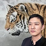 诸暨画家张建平的头像