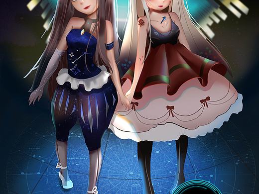 星座（个人主页-ZMzYwMTA0NDA=） - 创作习作 - 站酷设计师月小仙w原创素材 - 站酷ZCOOL