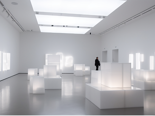 midjourney跑的美术馆