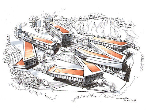 建筑潤色步驟（個人主頁-ZMTk5NTAyNTI=） - 建筑設(shè)計 - 站酷設(shè)計師周喜喜的畫原創(chuàng)素材 - 站酷ZCOOL