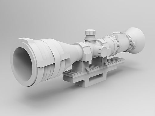 8倍镜 白模练习