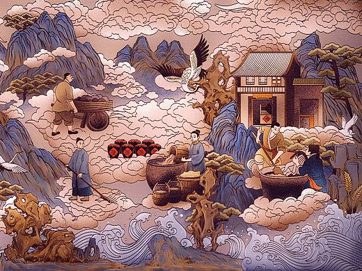 酿酒图