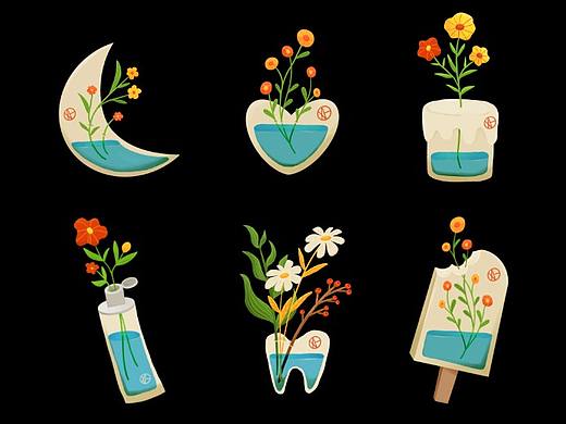 ?花怒放 | 创意插画