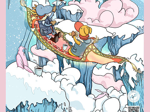 小咖小啡历险记（个人主页-ZNTczMzM0MDQ=） - 商业插画 - 站酷设计师T_的cha原创素材 - 站酷ZCOOL