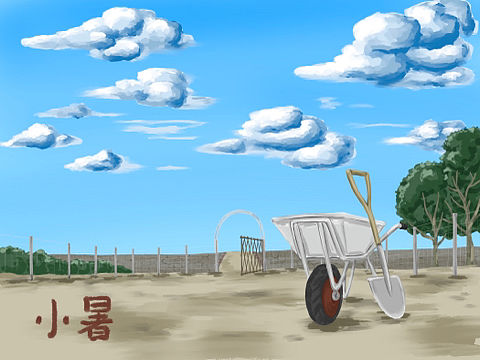 【治愈的花园】小暑（插画）