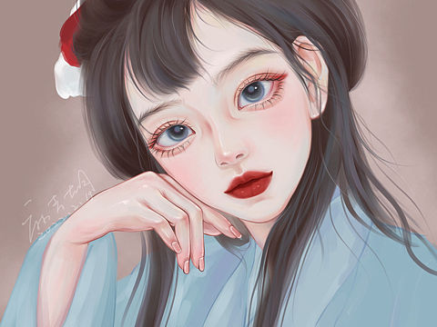 古风少女头像