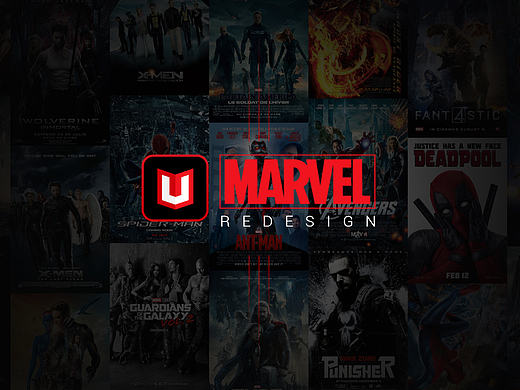 MARVEL APP Redesign (Material Design)（個人主頁-ZMjE1Mzg5MTI=） - APP界面 - 站酷設(shè)計師過河卒ii原創(chuàng)素材 - 站酷ZCOOL