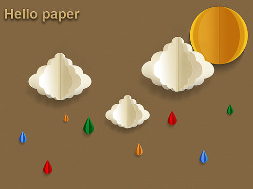 折纸效果天气预报图（个人主页-ZMTUxNzE4ODQ=） - 图标 - 站酷设计师喵aho原创素材 - 站酷ZCOOL