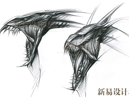 新易设计坊产品手绘