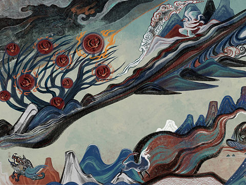 敦煌风山海经插图
