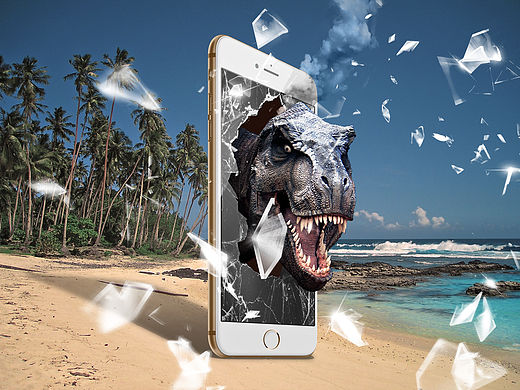 图像合成:恐龙突袭