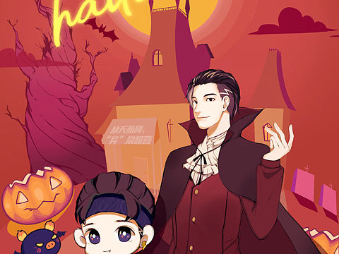 微博万圣节专题插图