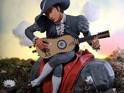 巴洛克吉他演奏者