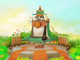 《诸朋够友》动画--场景色彩设定