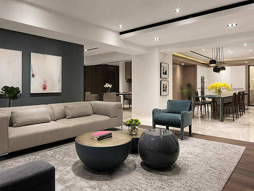 贵阳高端黑白灰装修风格样板间，黑白灰装修效果图，黑白灰设计！