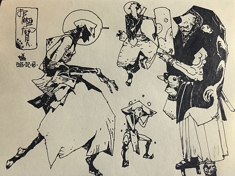 打马吊画小图！