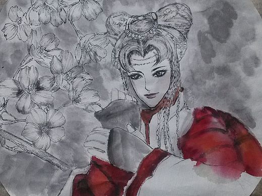 霹雳布袋戏水墨风——廉庄姑娘
