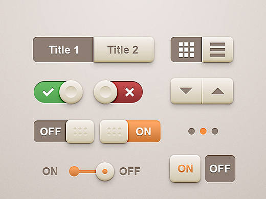 手机图标按钮设计