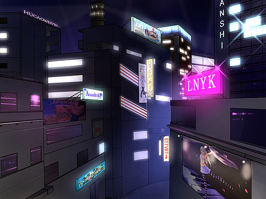 插画 动画背景