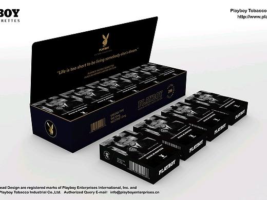 PLAYBOY海夫纳限量款香烟盒设计