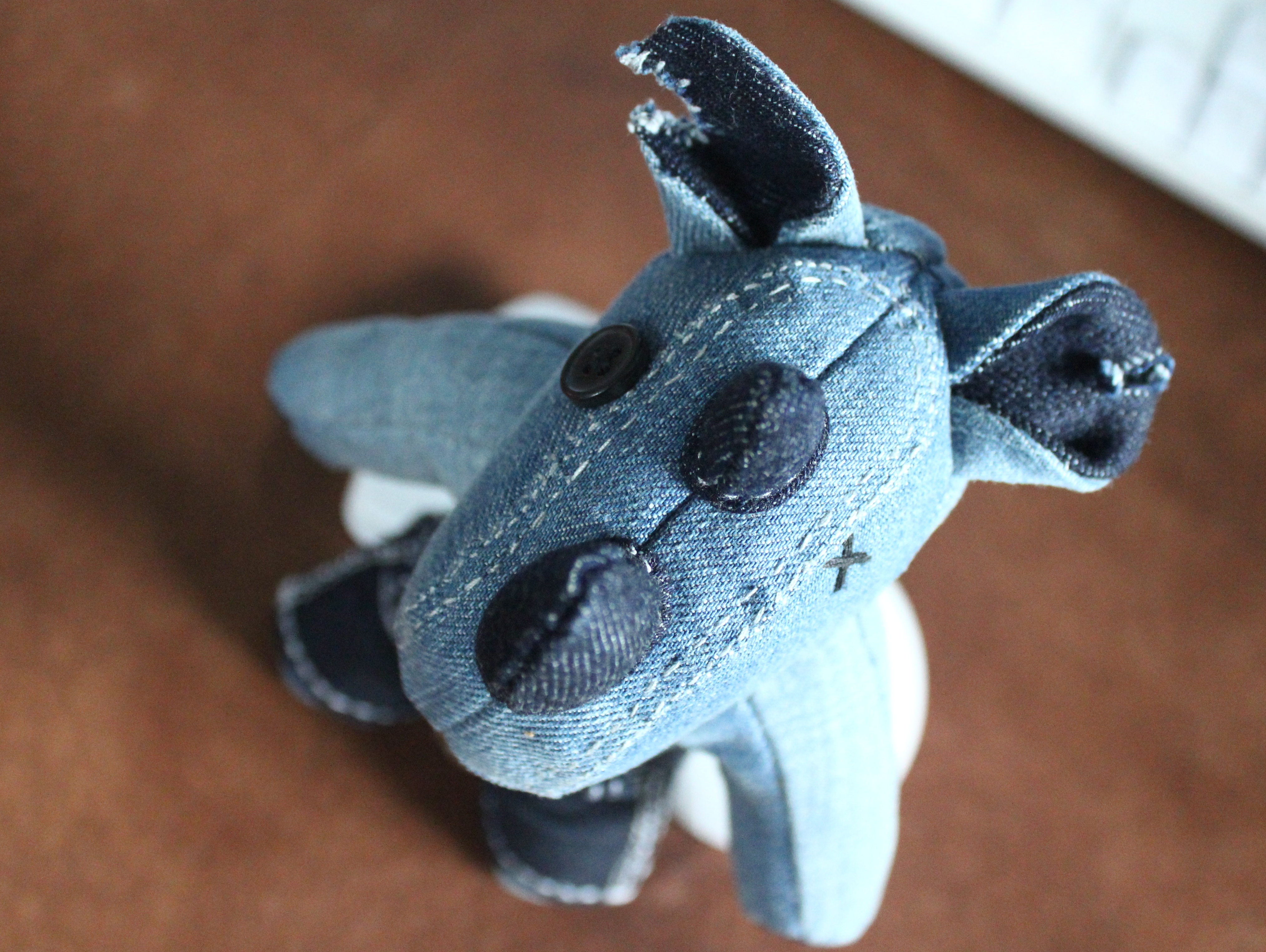 diy犀牛布偶纯手工缝制