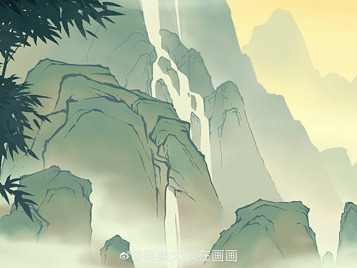 平涂国风二次元背景（个人主页-ZNTc4MDE2MjA=） - 游戏原画 - 站酷设计师果果大人在画画原创素材 - 站酷ZCOOL