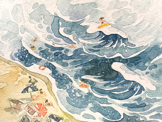 海滩