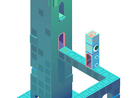 2.5D插畫練習(xí)-紀(jì)念碑谷