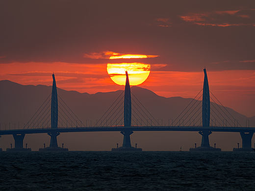 港珠澳大橋（個(gè)人主頁(yè)-ZNDY2NDczNjg=） - 風(fēng)光攝影 - 站酷設(shè)計(jì)師壹樂(lè)原創(chuàng)素材 - 站酷ZCOOL