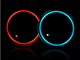 亚马逊 发光杯垫