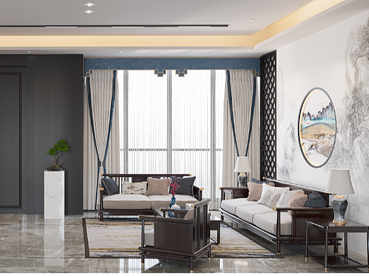 中式风格经典永存（个人主页-ZNjA5ODEwOTI=） - 家装设计 - 站酷设计师aaxxxx原创素材 - 站酷ZCOOL