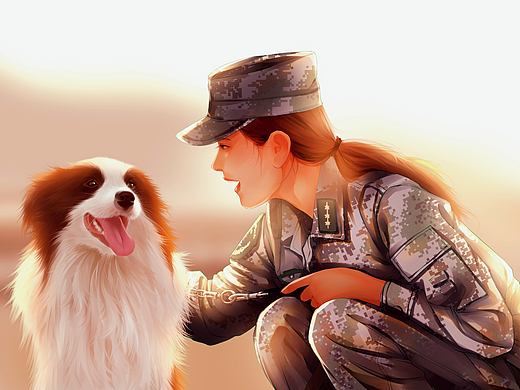 边牧与小姐姐（个人主页-ZNDUzMDg2ODg=） - 创作习作 - 站酷设计师大杨漫画v原创素材 - 站酷ZCOOL