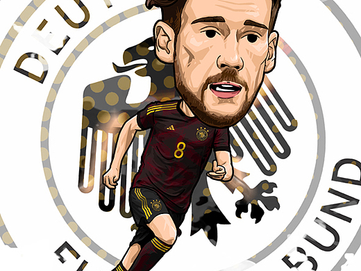 挑战100天画100个世界杯球星:倒计时76天～格雷茨卡