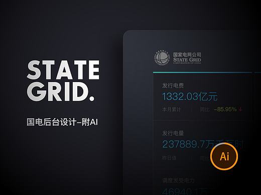 丨国家电网后台系统界面设计