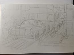 最后透视有问题，现在已经解决，把后面改成楼梯了