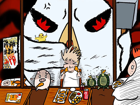 |四格漫画|鸟人的世界2