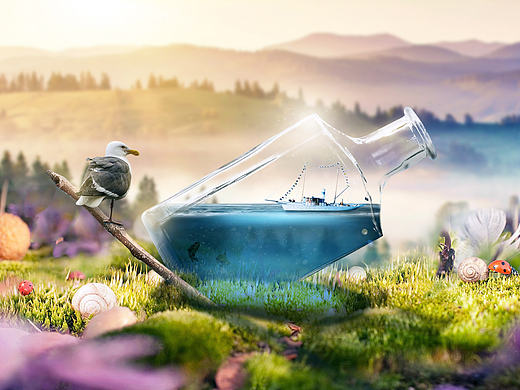 【遗失的瓶子】跟着教程做练习