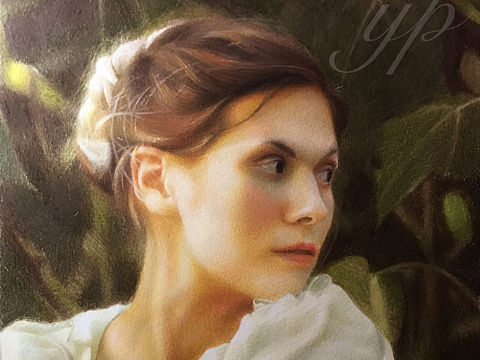 彩铅—《回眸》（个人主页-ZMzE5Nzk3OTY=） - 绘画 - 站酷设计师艺璞原创素材 - 站酷ZCOOL