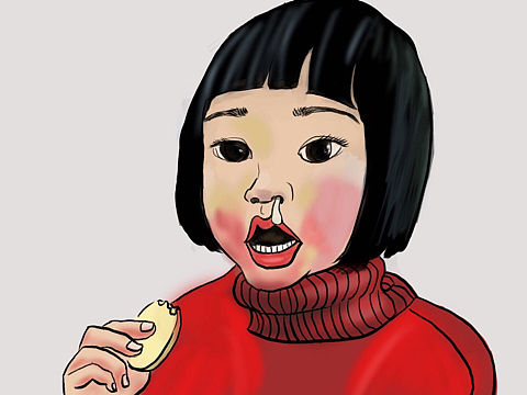 插画小孩人物