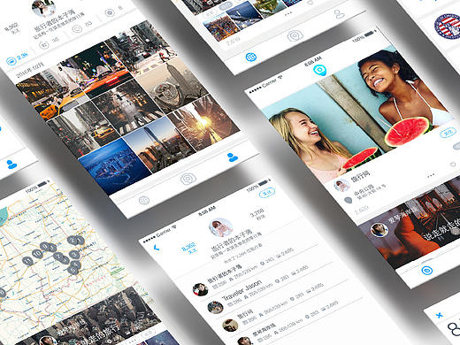Ⓓ Lightour App GUI Design
