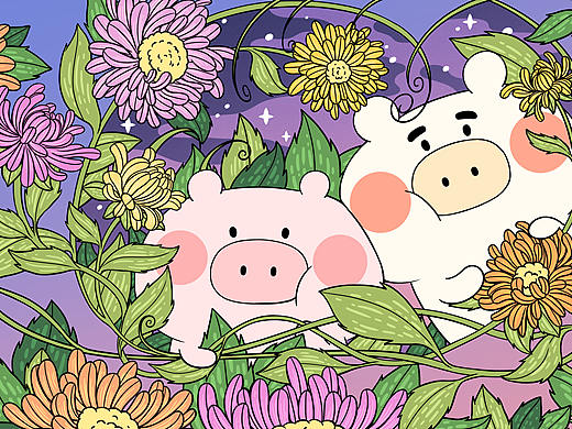 猪仔&猪兜 LostInParadise（个人主页-ZMjEzNjUyNDQ=） - 创作习作 - 站酷设计师WENSueng原创素材 - 站酷ZCOOL