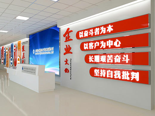 企业发展文化墙