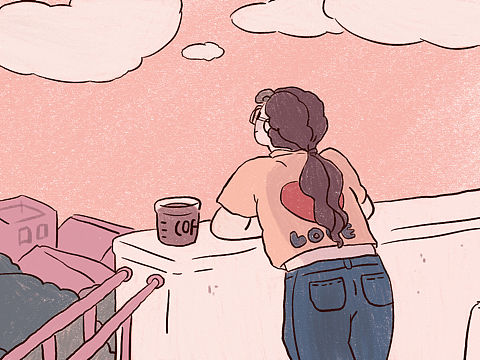 治愈系小插画